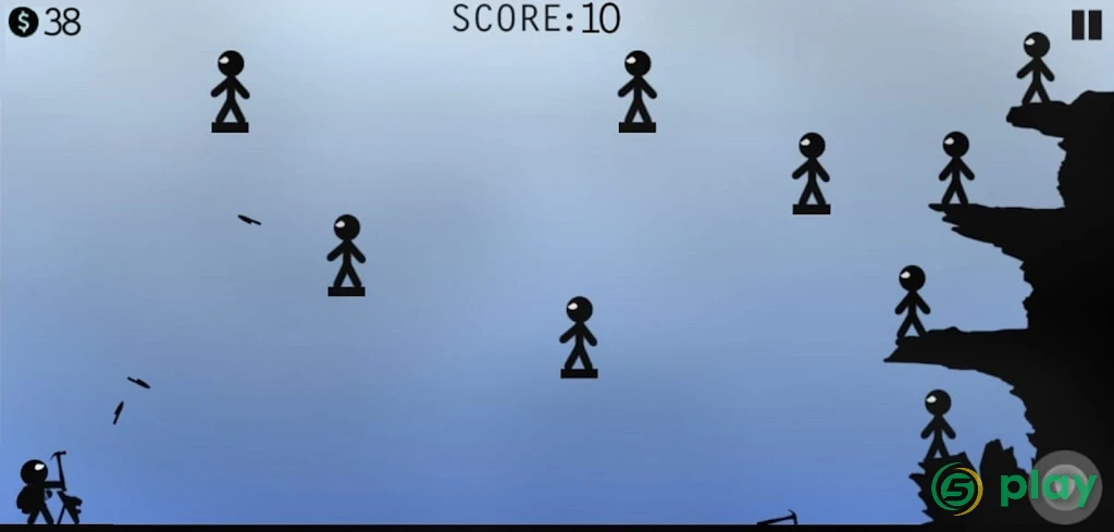 Stickman Warriors — скриншот 1