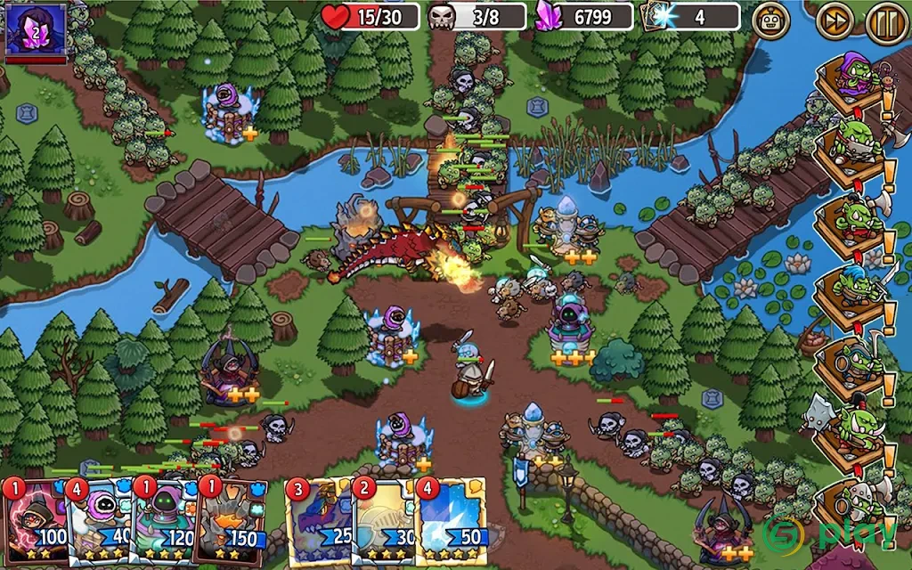 Crazy Defense Heroes: Защита башни тд — скриншот 6