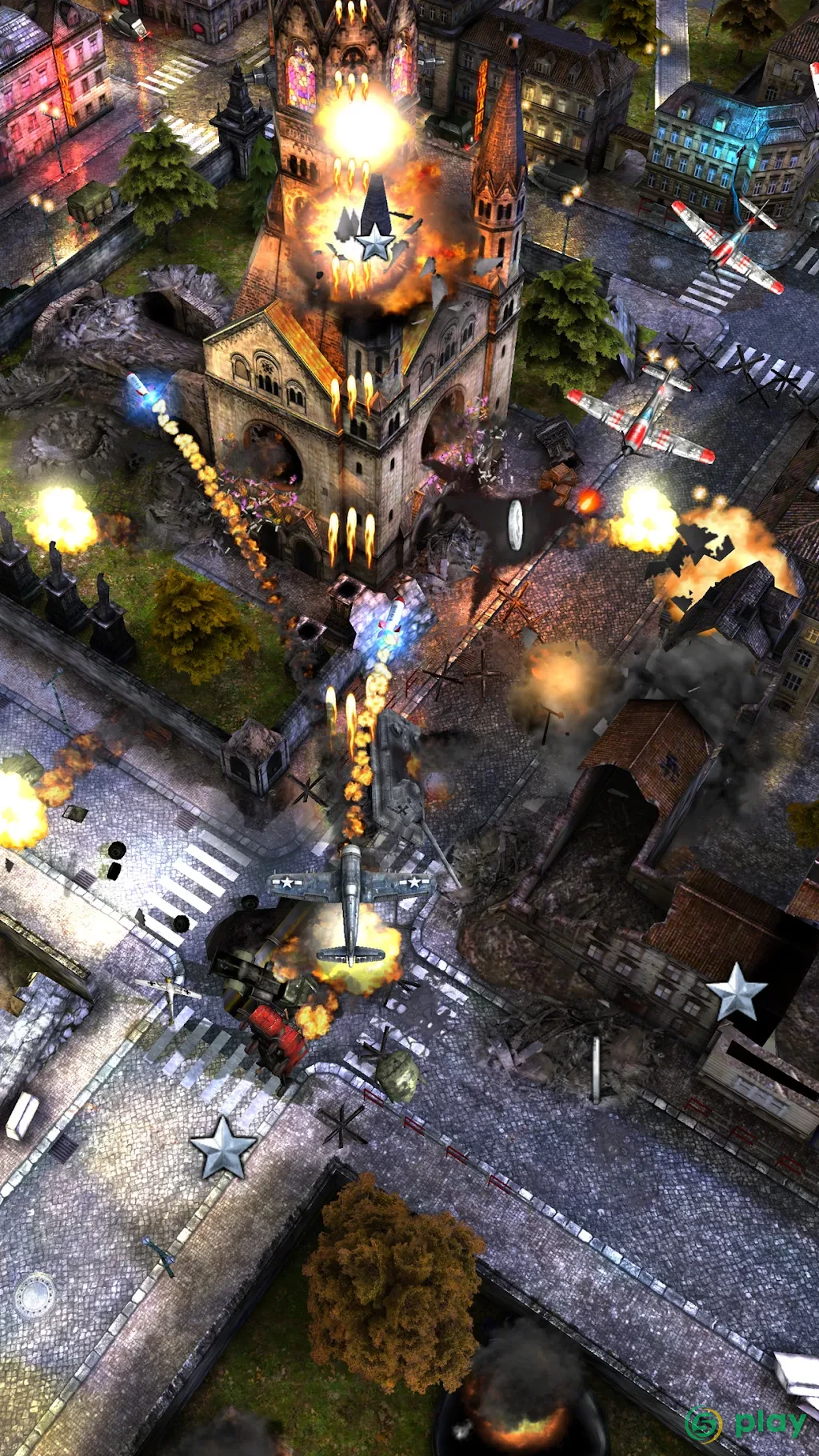 AirAttack 2 - WW2 Airplanes Shooter — скриншот 1