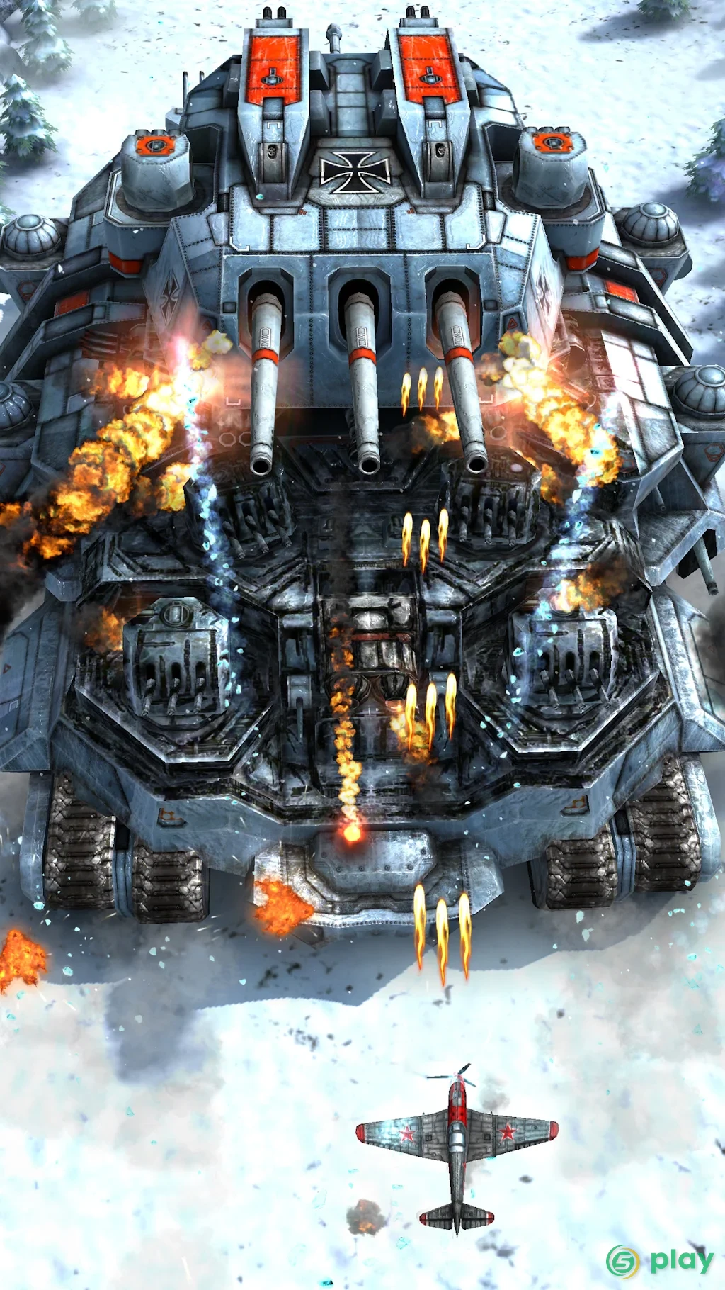 AirAttack 2 - WW2 Airplanes Shooter — скриншот 2