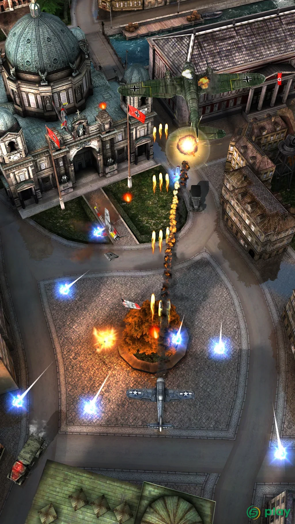 AirAttack 2 - WW2 Airplanes Shooter — скриншот 4