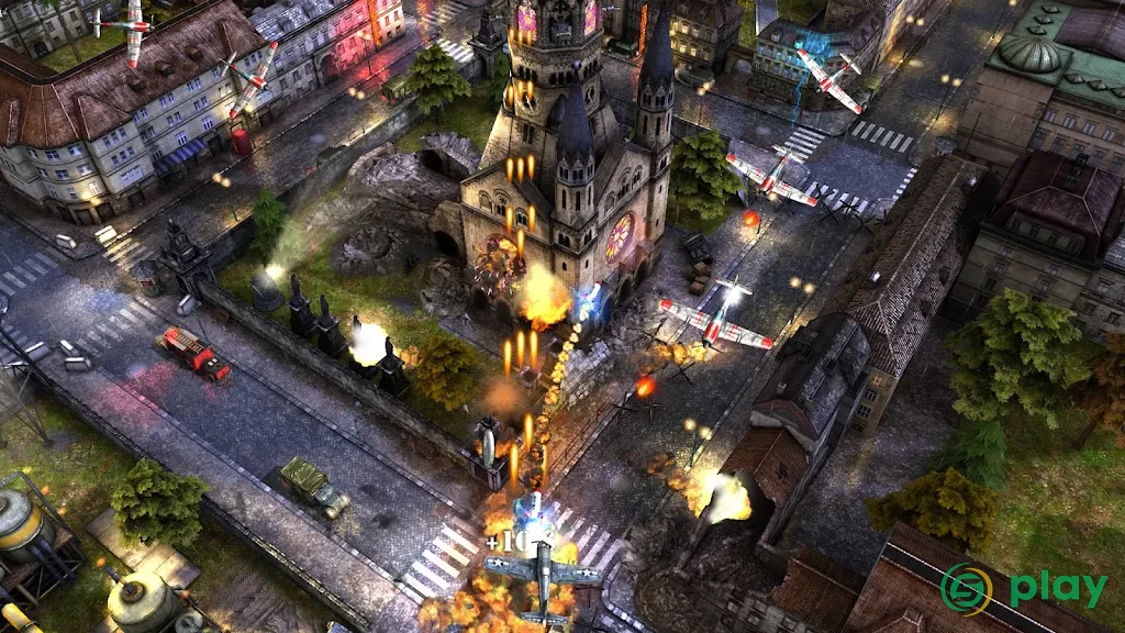 AirAttack 2 - WW2 Airplanes Shooter — скриншот 6