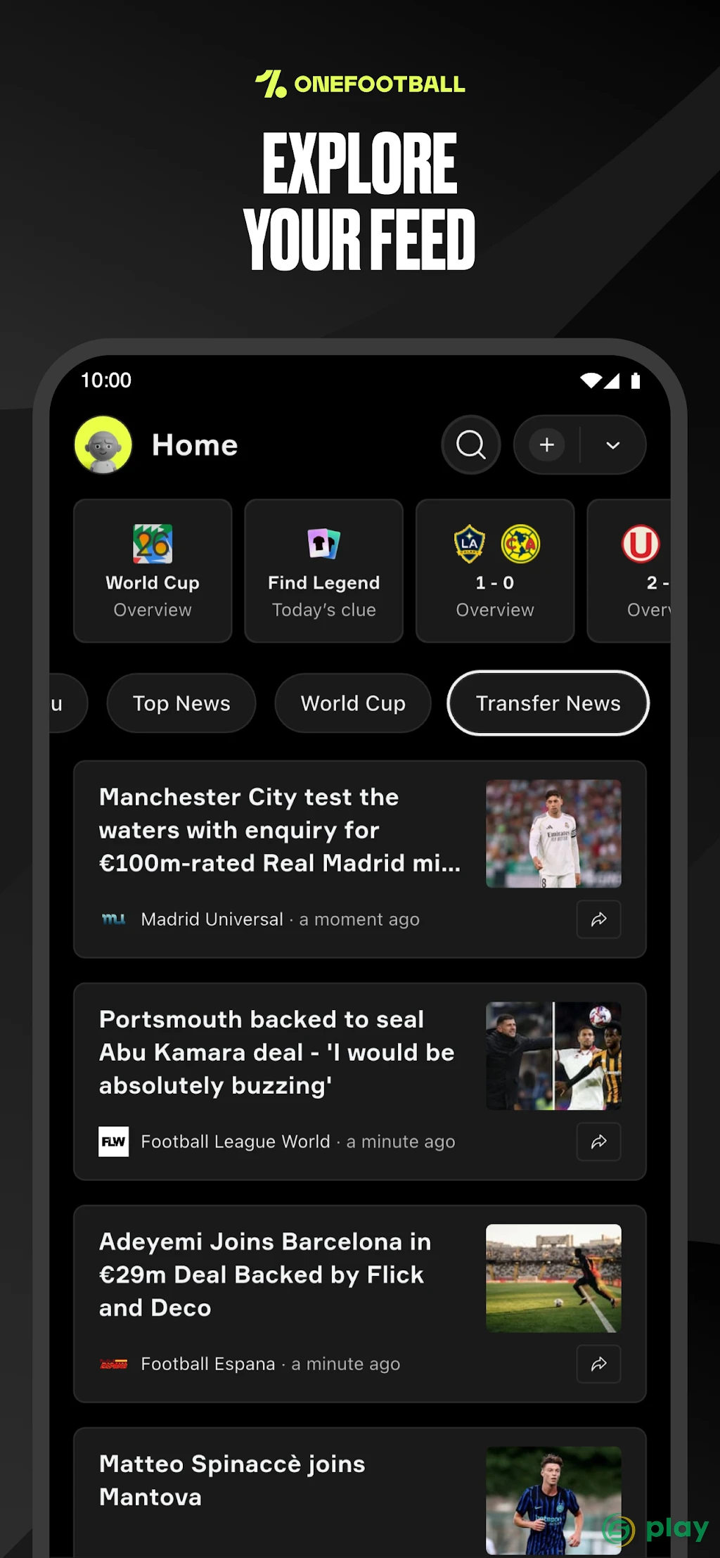 Onefootball — скриншот 5