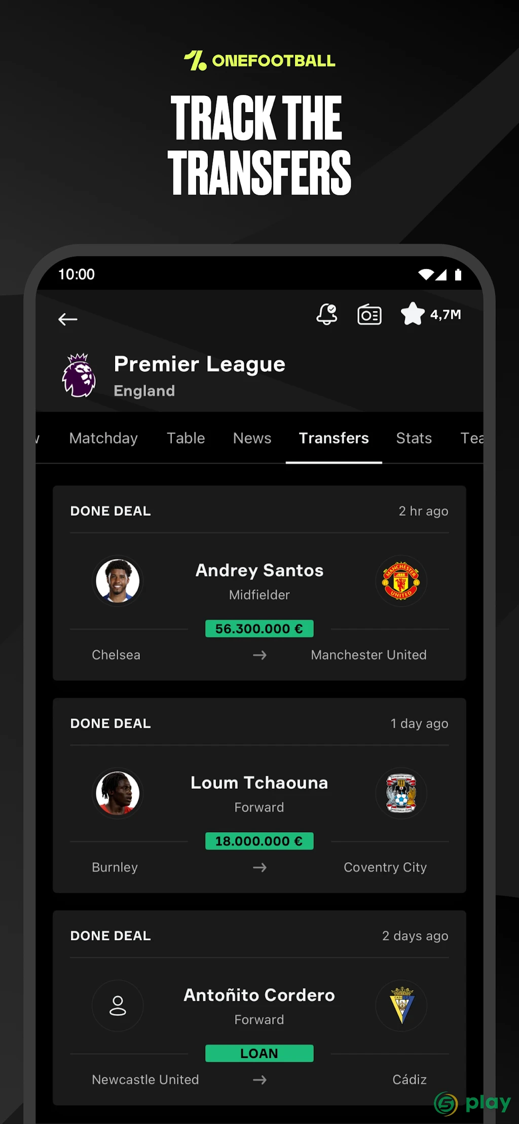 Onefootball — скриншот 8