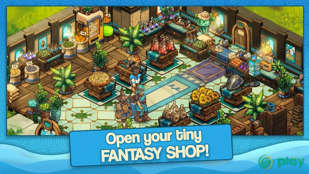 Tiny Shop: Idle Fantasy Shop Simulator — скриншот 1