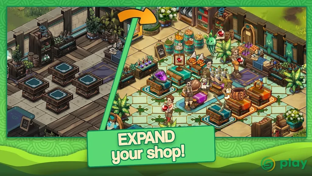 Tiny Shop: Idle Fantasy Shop Simulator — скриншот 2