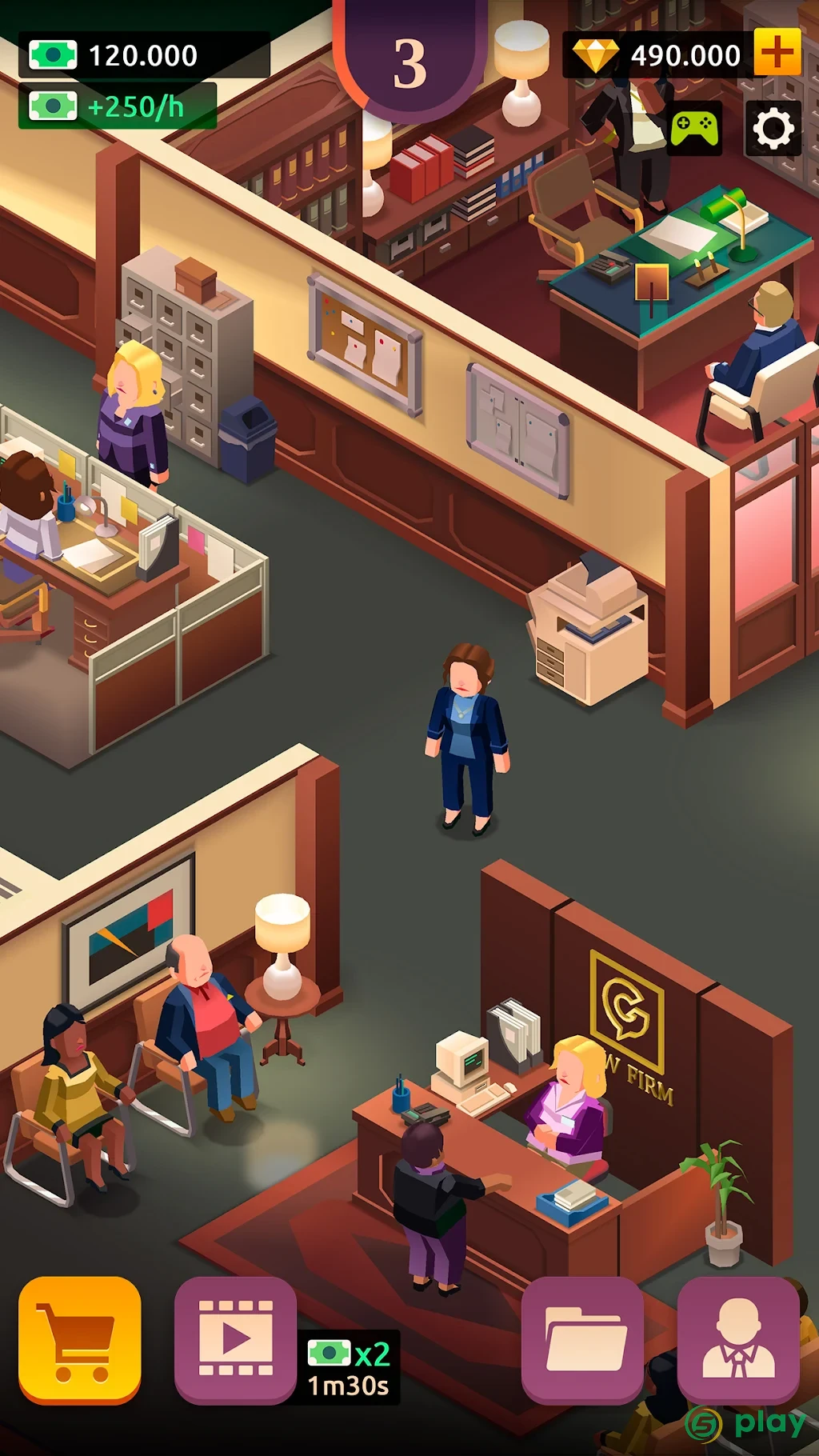 Law Empire Tycoon - Idle Game Justice Simulator — скриншот 5