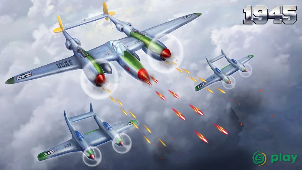 1945 самолеты стрелялки — скриншот 6