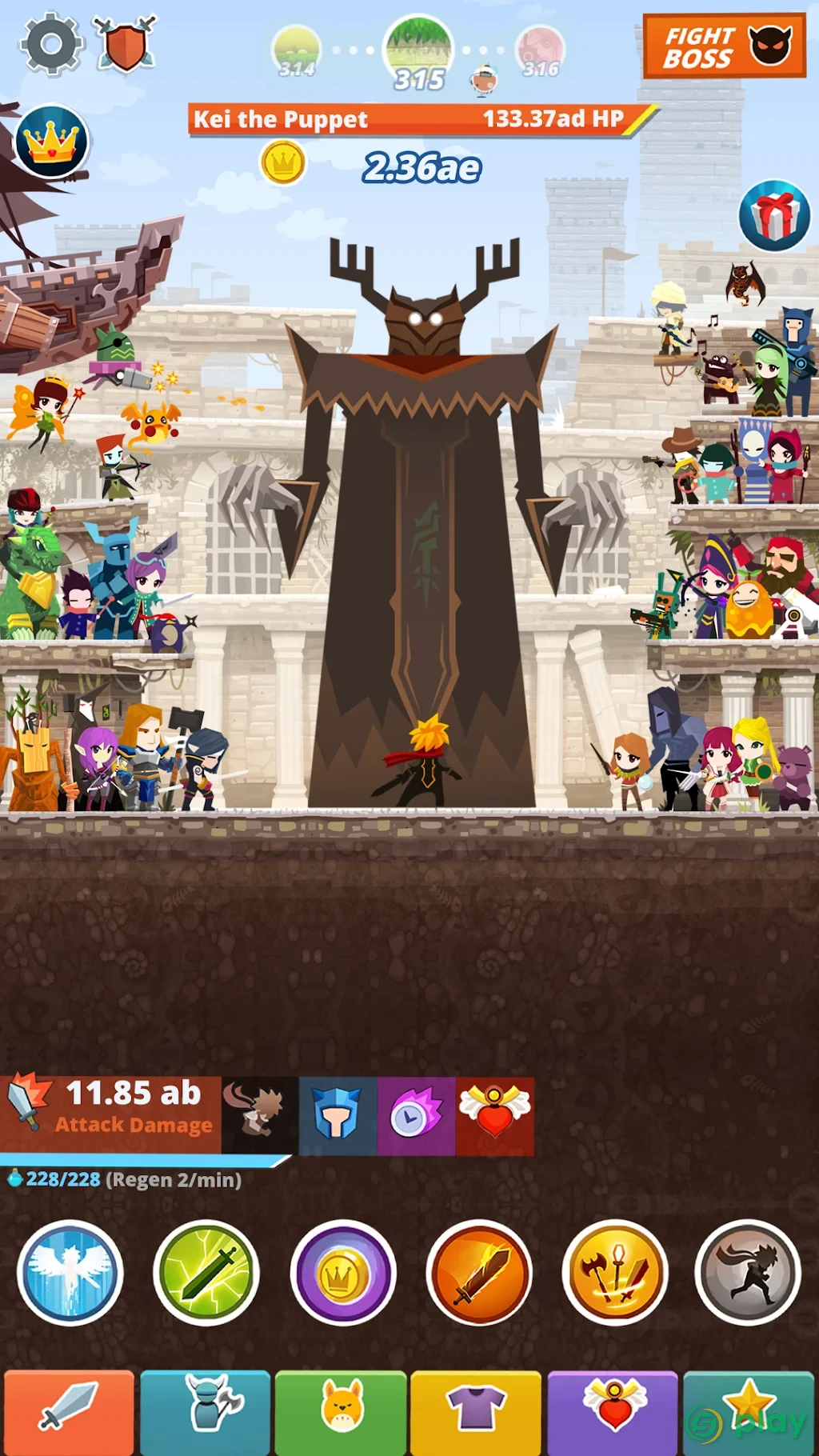 Tap Titans 2 - Убийца Титанов — скриншот 8