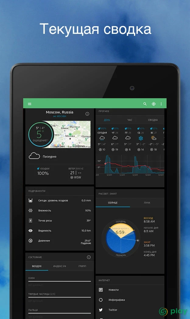 Weather Underground — скриншот 9