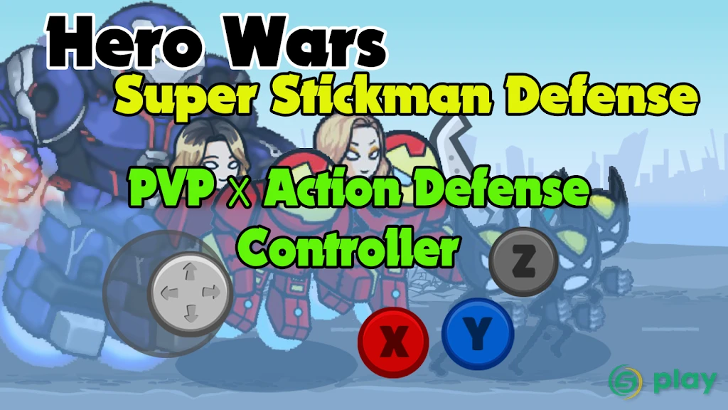 HERO WARS: Super Stickman Defense — скриншот 1