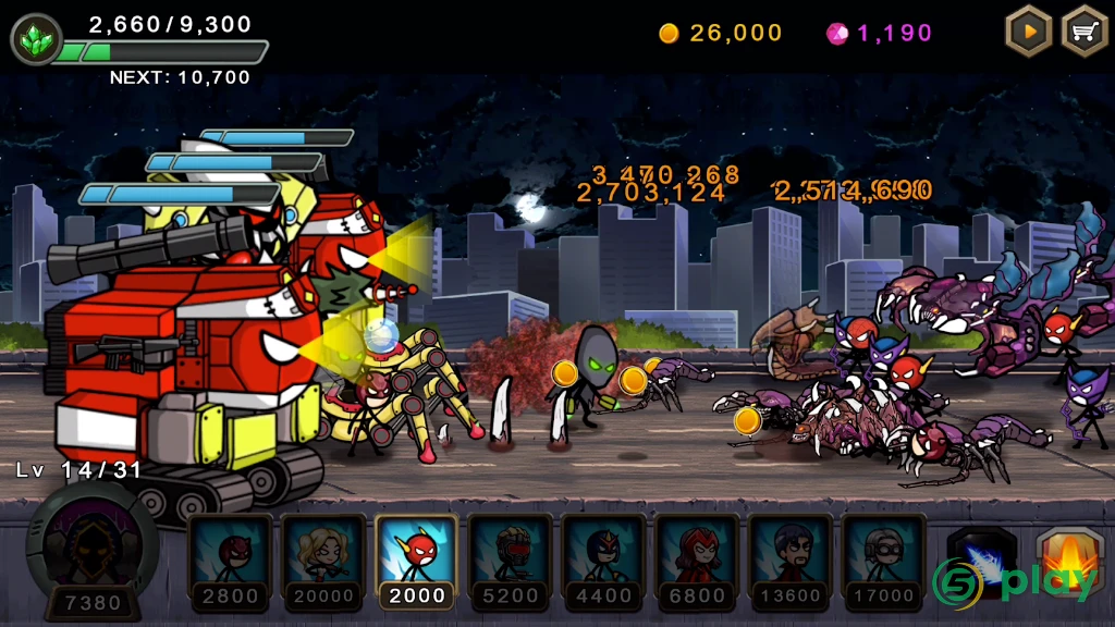 HERO WARS: Super Stickman Defense — скриншот 2