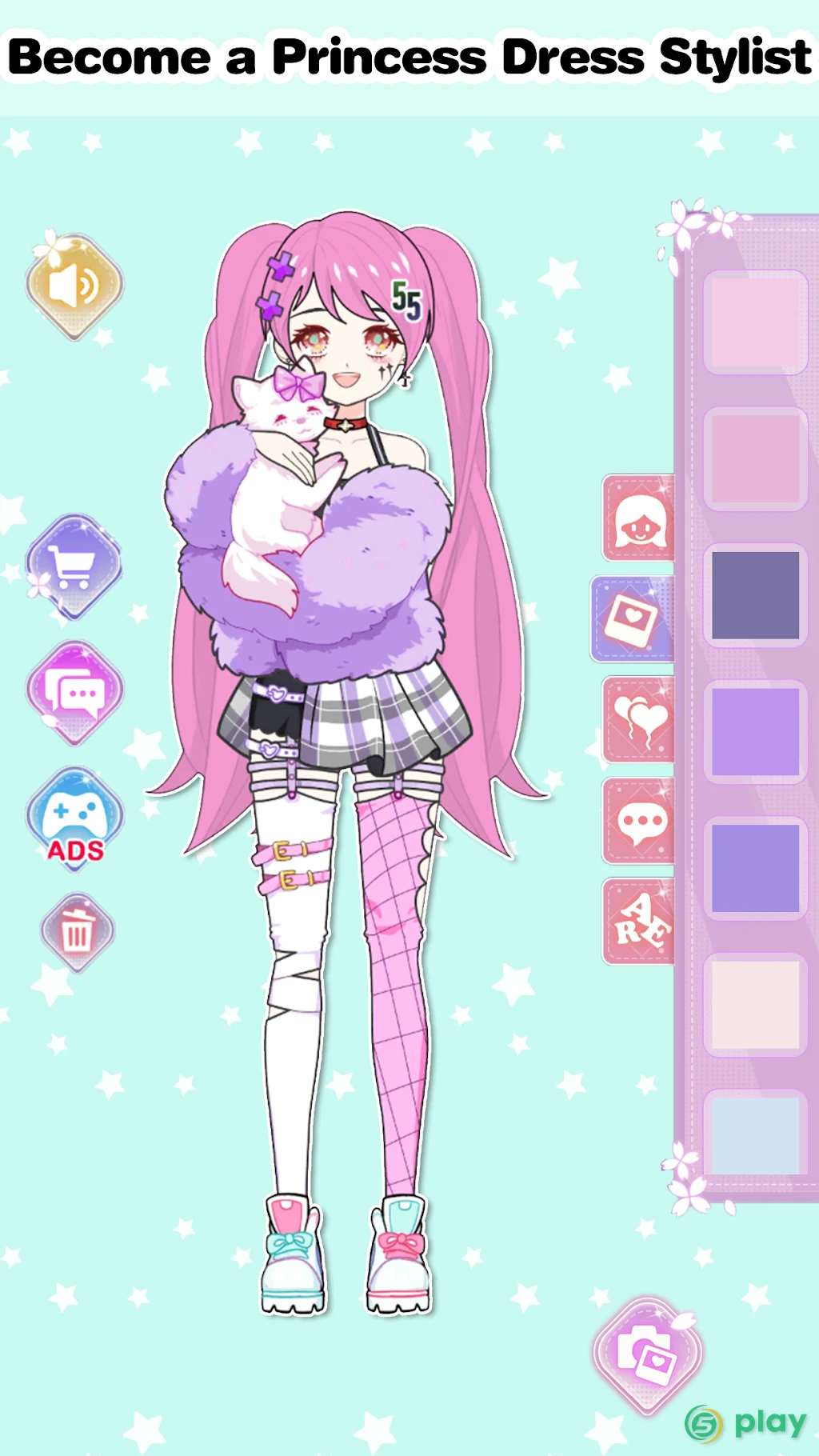 Vlinder Princess - Dress Up Games, Avatar Fairy — скриншот 6