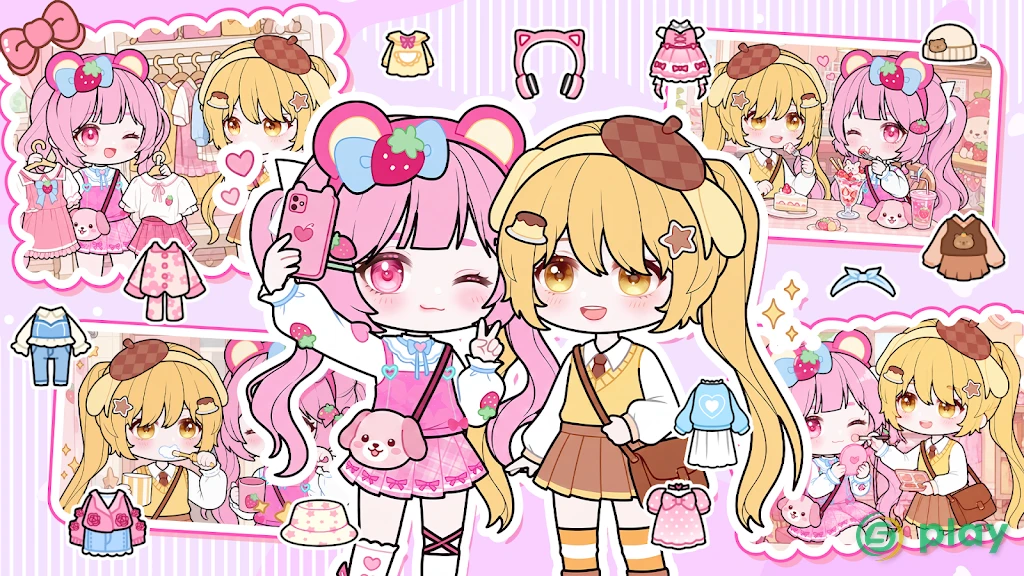 Vlinder Doll: Dress up games — скриншот 3