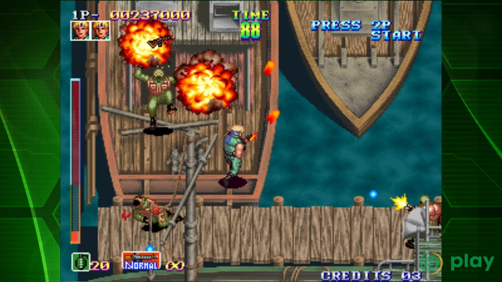SHOCK TROOPERS ACA NEOGEO — скриншот 3