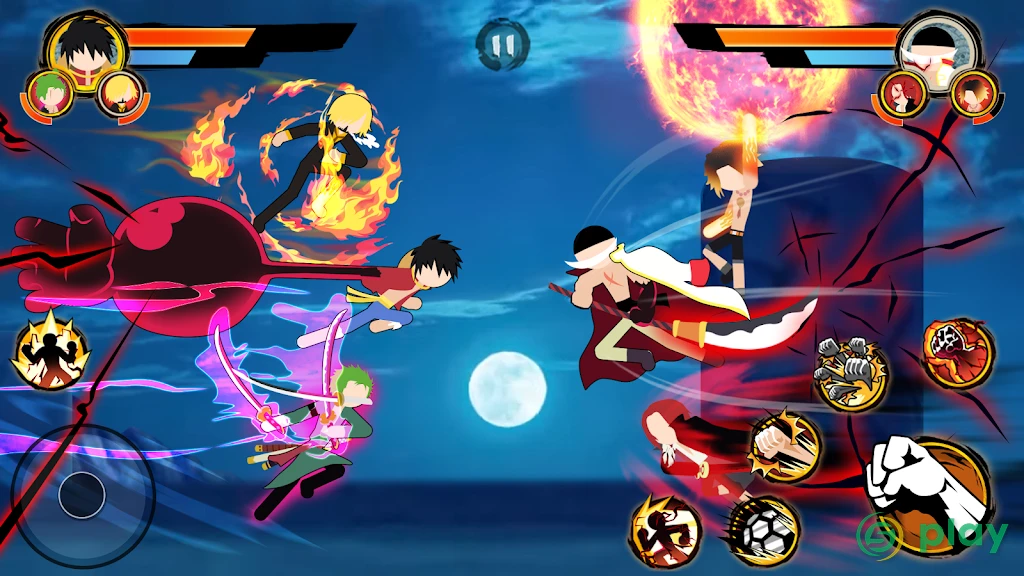 Stickman Pirates Fight — скриншот 2
