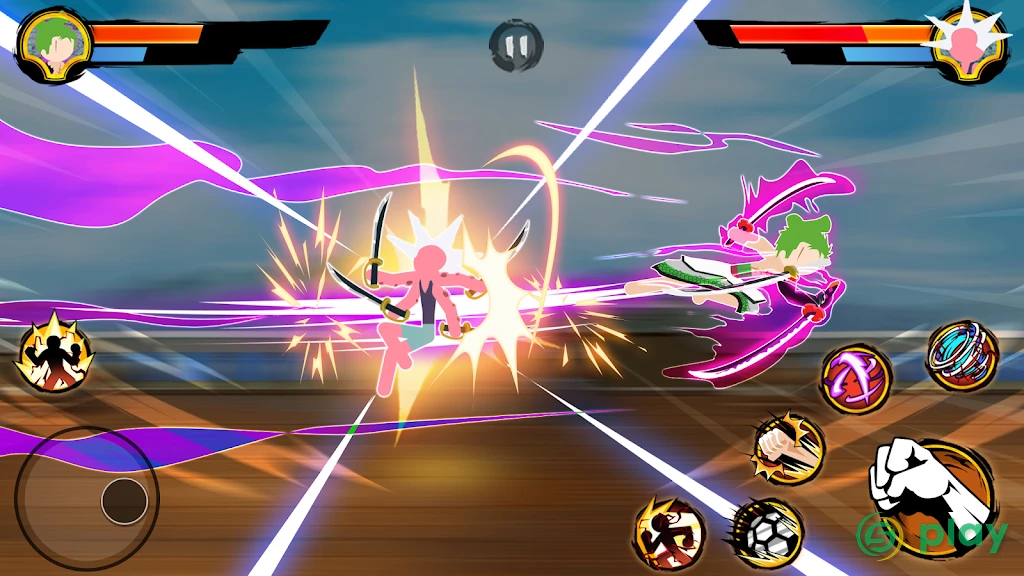 Stickman Pirates Fight — скриншот 3