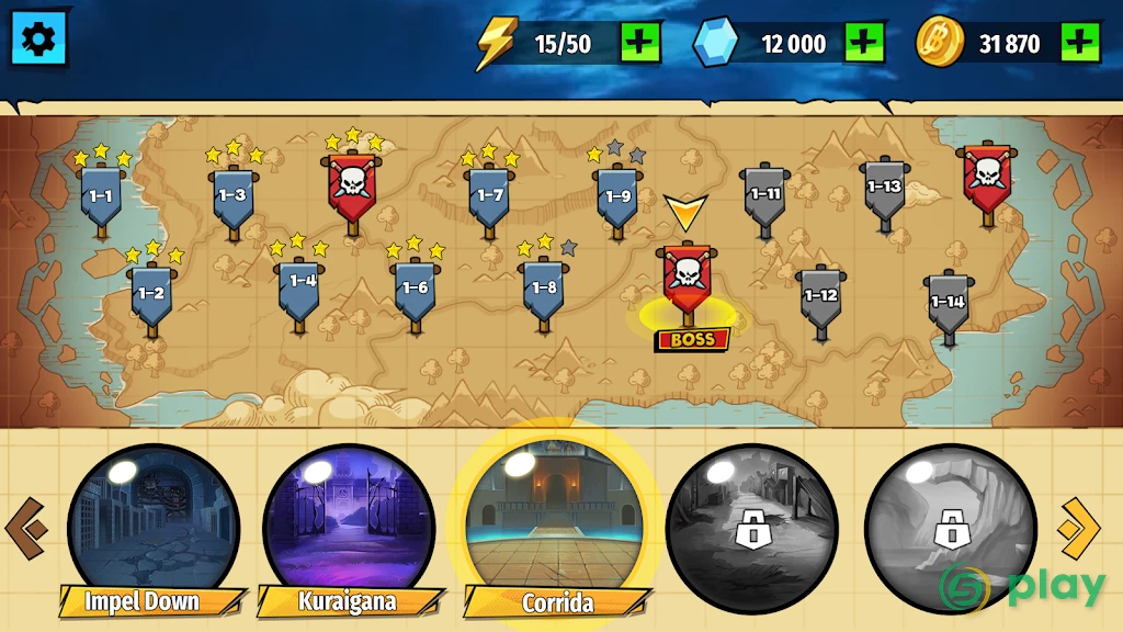 Stickman Pirates Fight — скриншот 4
