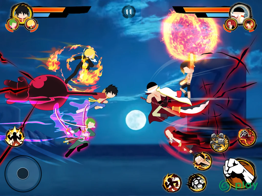 Stickman Pirates Fight — скриншот 8