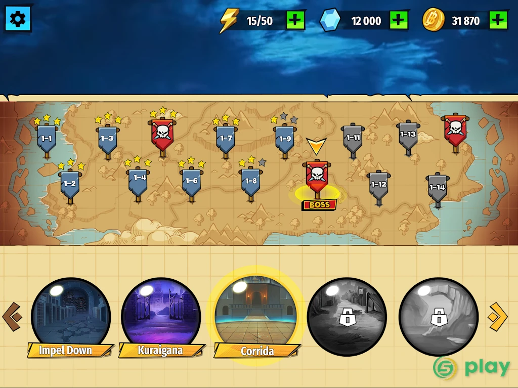Stickman Pirates Fight — скриншот 9