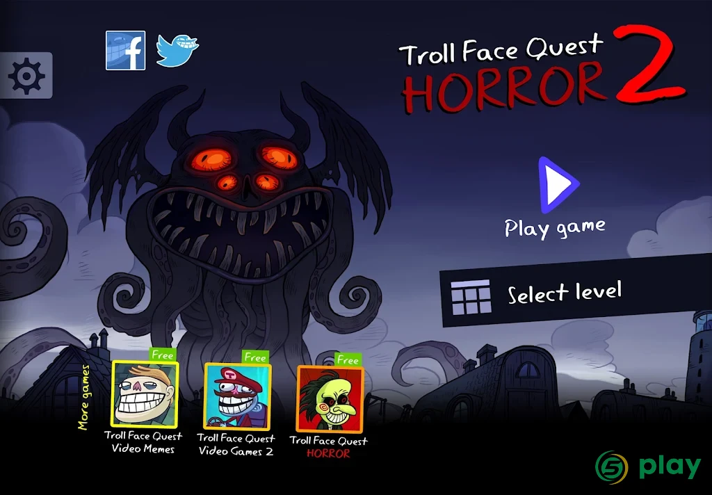 Troll Face Quest Horror — скриншот 1