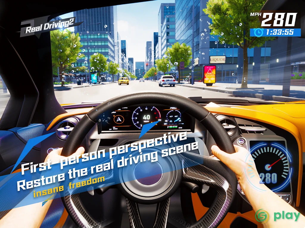 Real Driving 2:Лучший симулятор автомобиля — скриншот 1