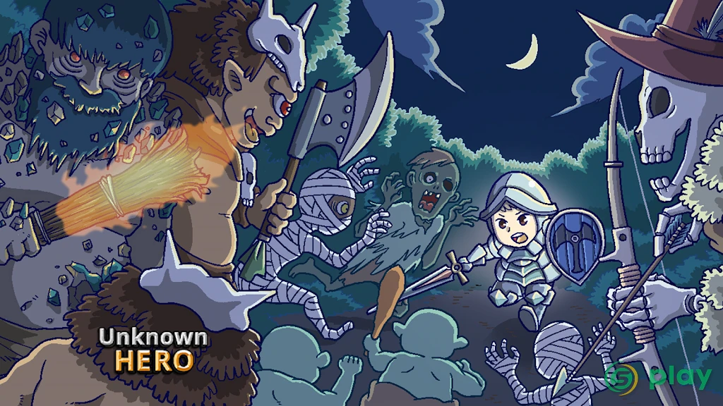 Unknown HERO - Item Farming RPG — скриншот 9