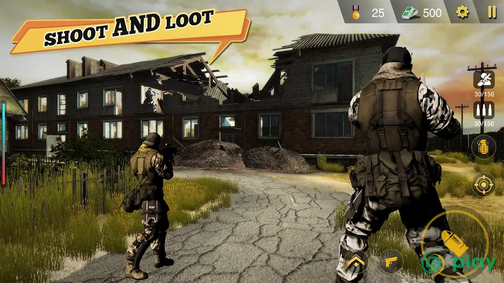 FPS Commando стрелялки — скриншот 2