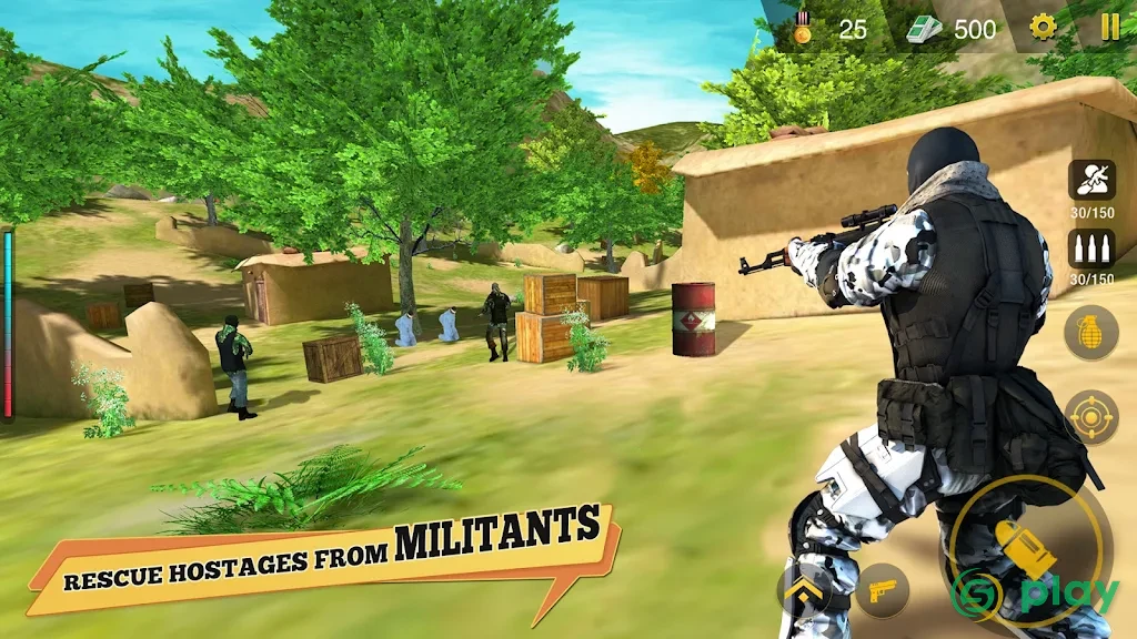 FPS Commando стрелялки — скриншот 6
