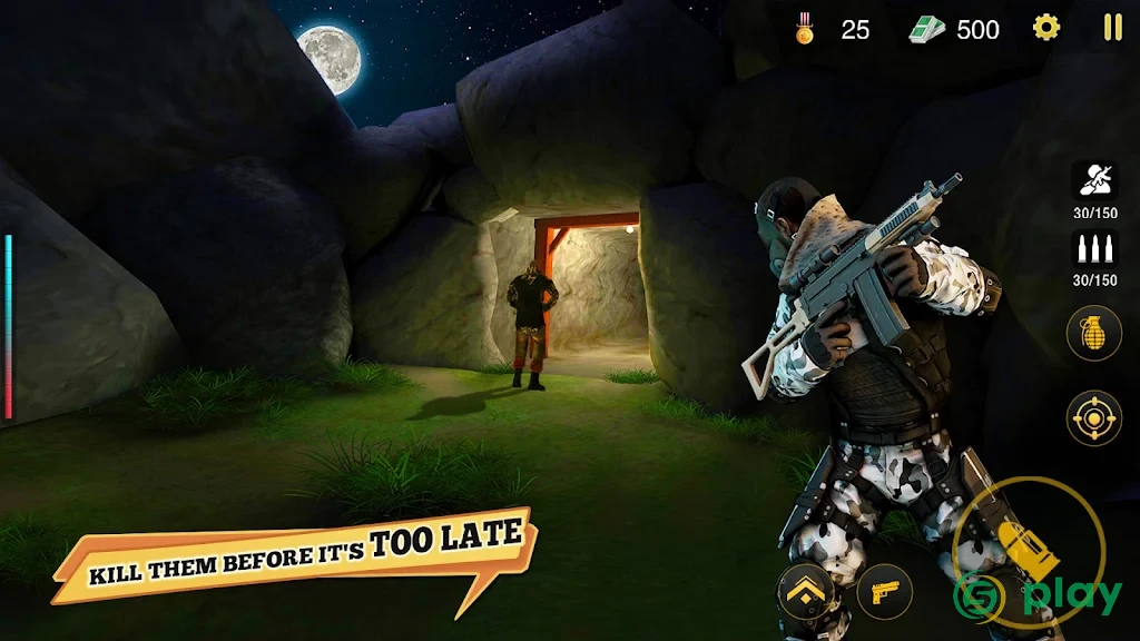 FPS Commando стрелялки — скриншот 7