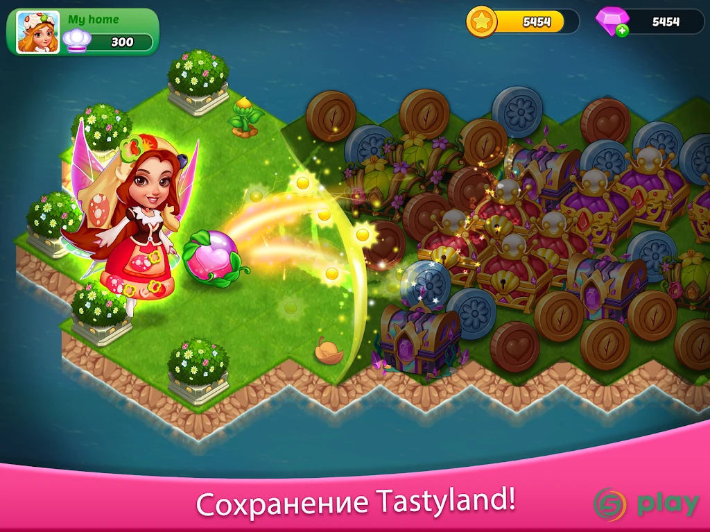 Tastyland-merge&puzzle cooking — скриншот 7