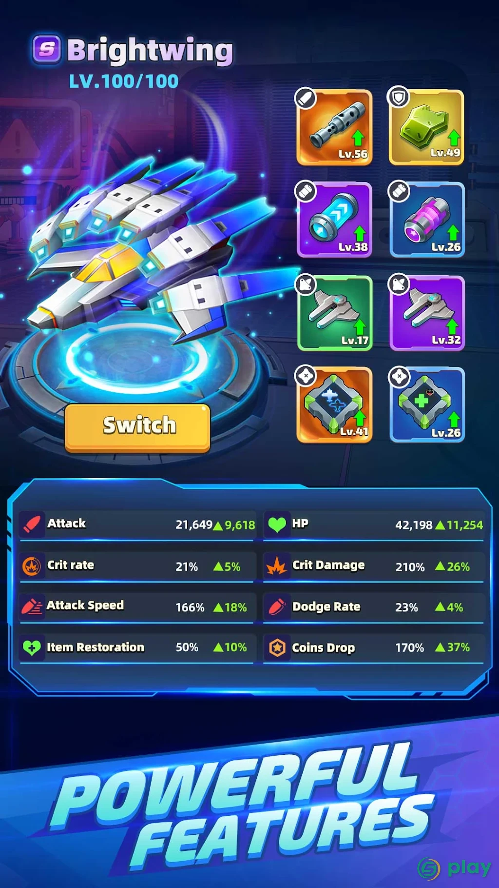 Крылья Победы - WinWing: Space Shooter — скриншот 2