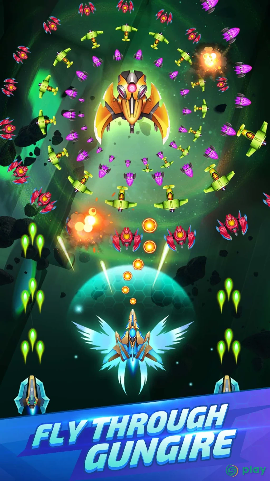 Крылья Победы - WinWing: Space Shooter — скриншот 4