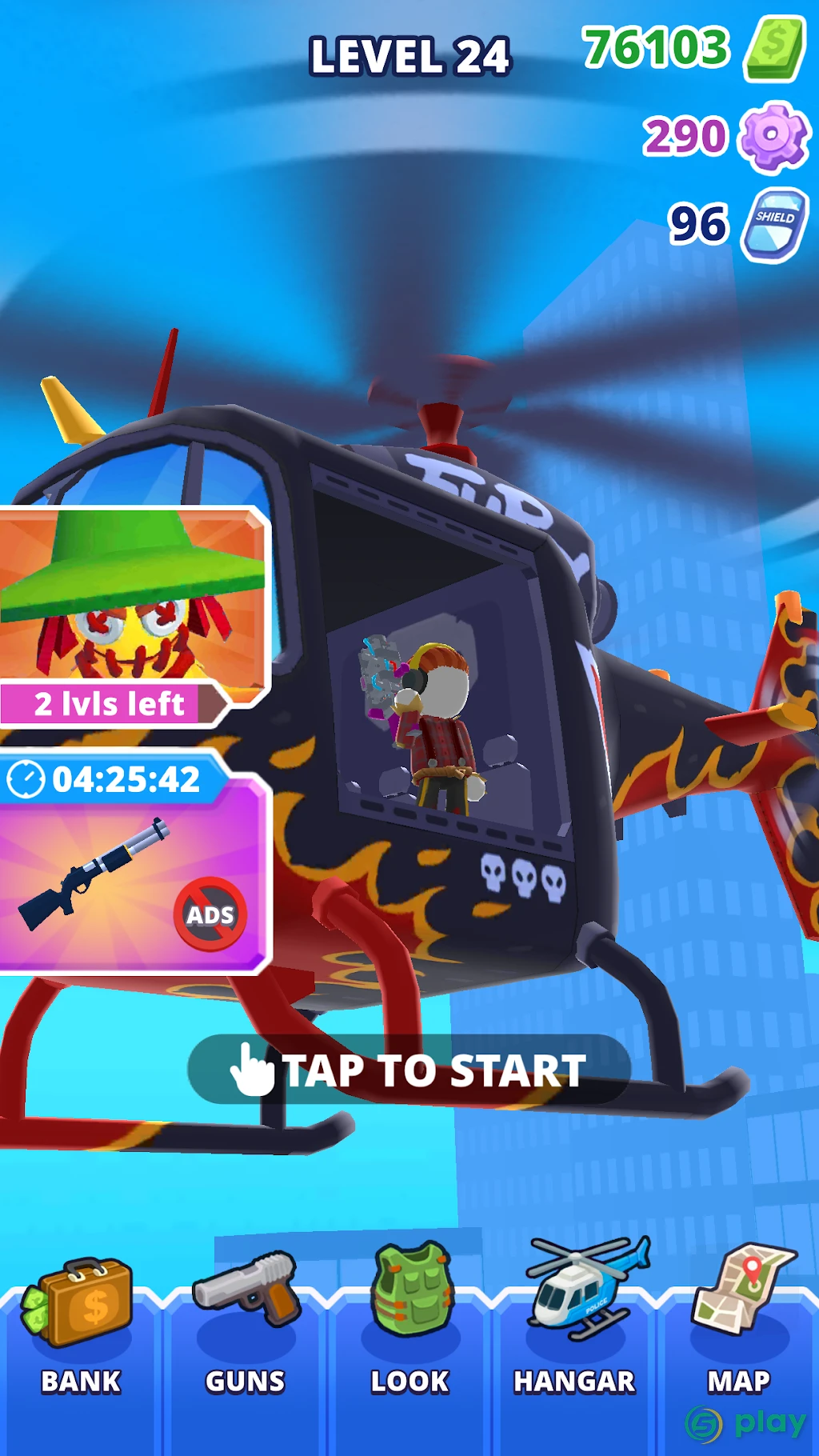Helicopter Escape 3D — скриншот 1