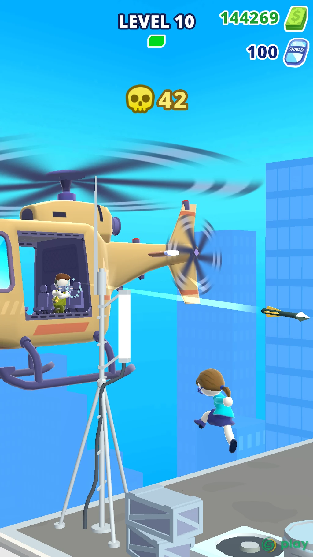 Helicopter Escape 3D — скриншот 2