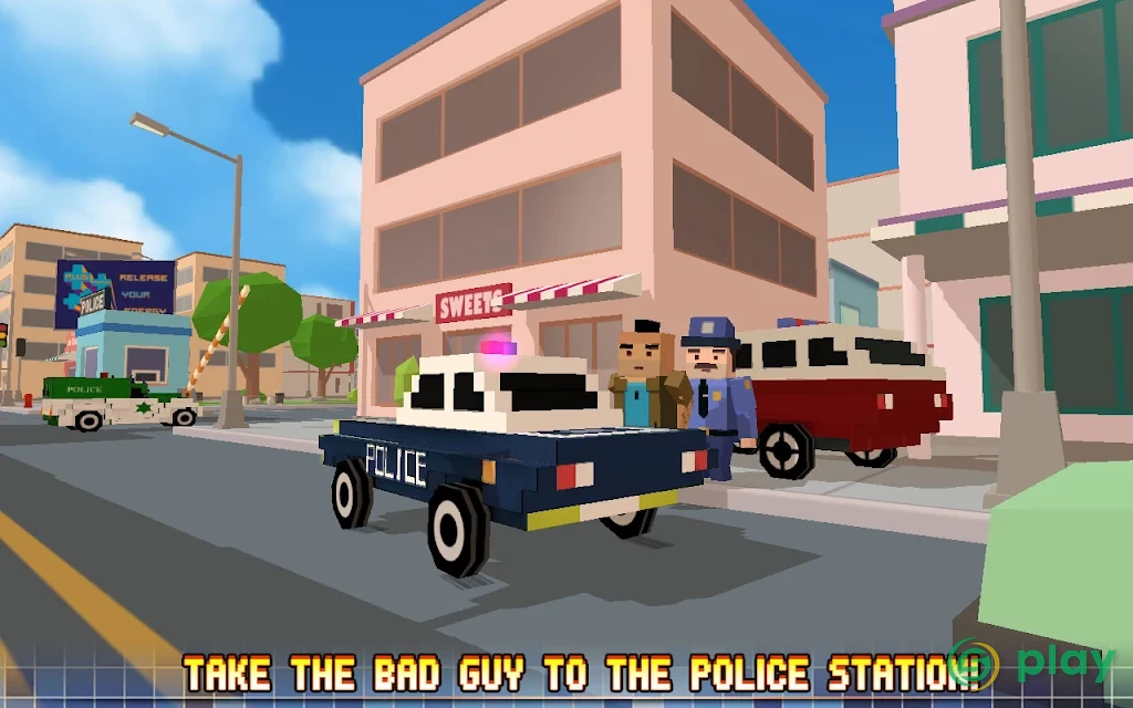 Blocky City: Ultimate Police — скриншот 1