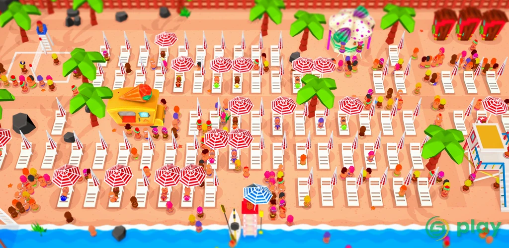 Idle Beach Tycoon : Cash Manager Simulator — скриншот 9