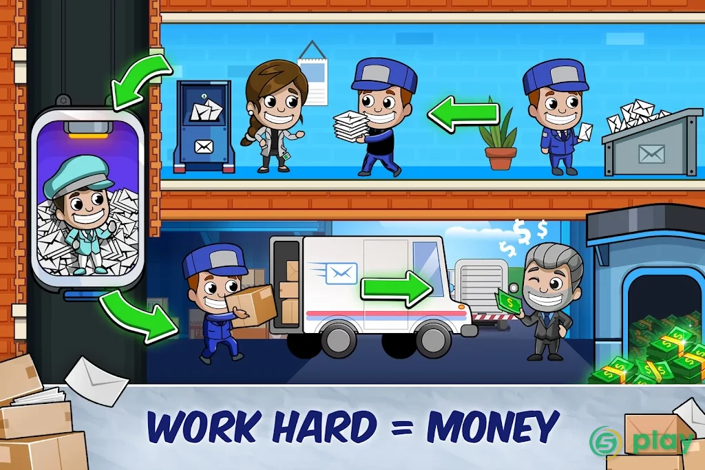 Idle Mail Tycoon — скриншот 1