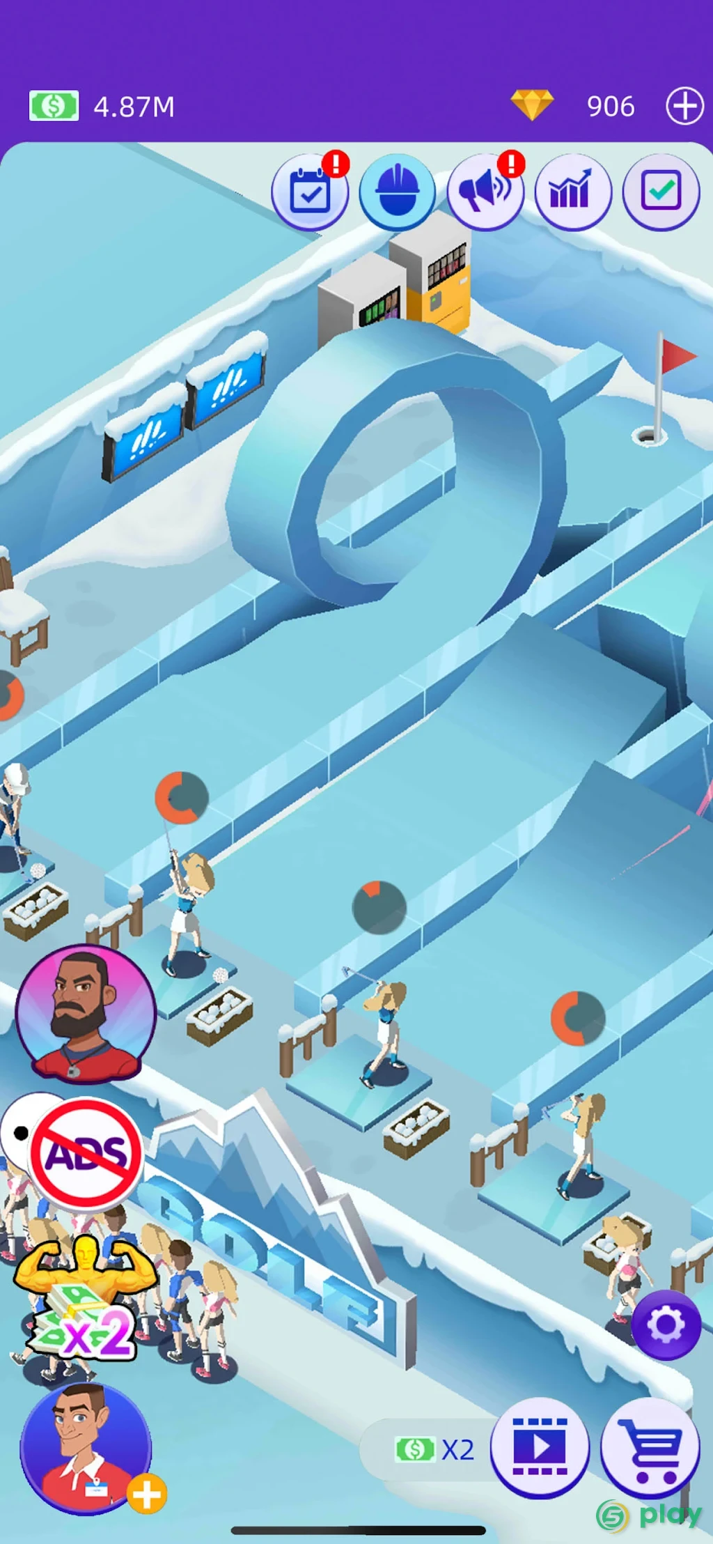 Idle GYM Sports - Fitness Workout Simulator Game — скриншот 5