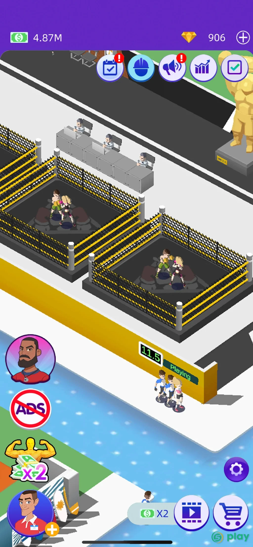 Idle GYM Sports - Fitness Workout Simulator Game — скриншот 6