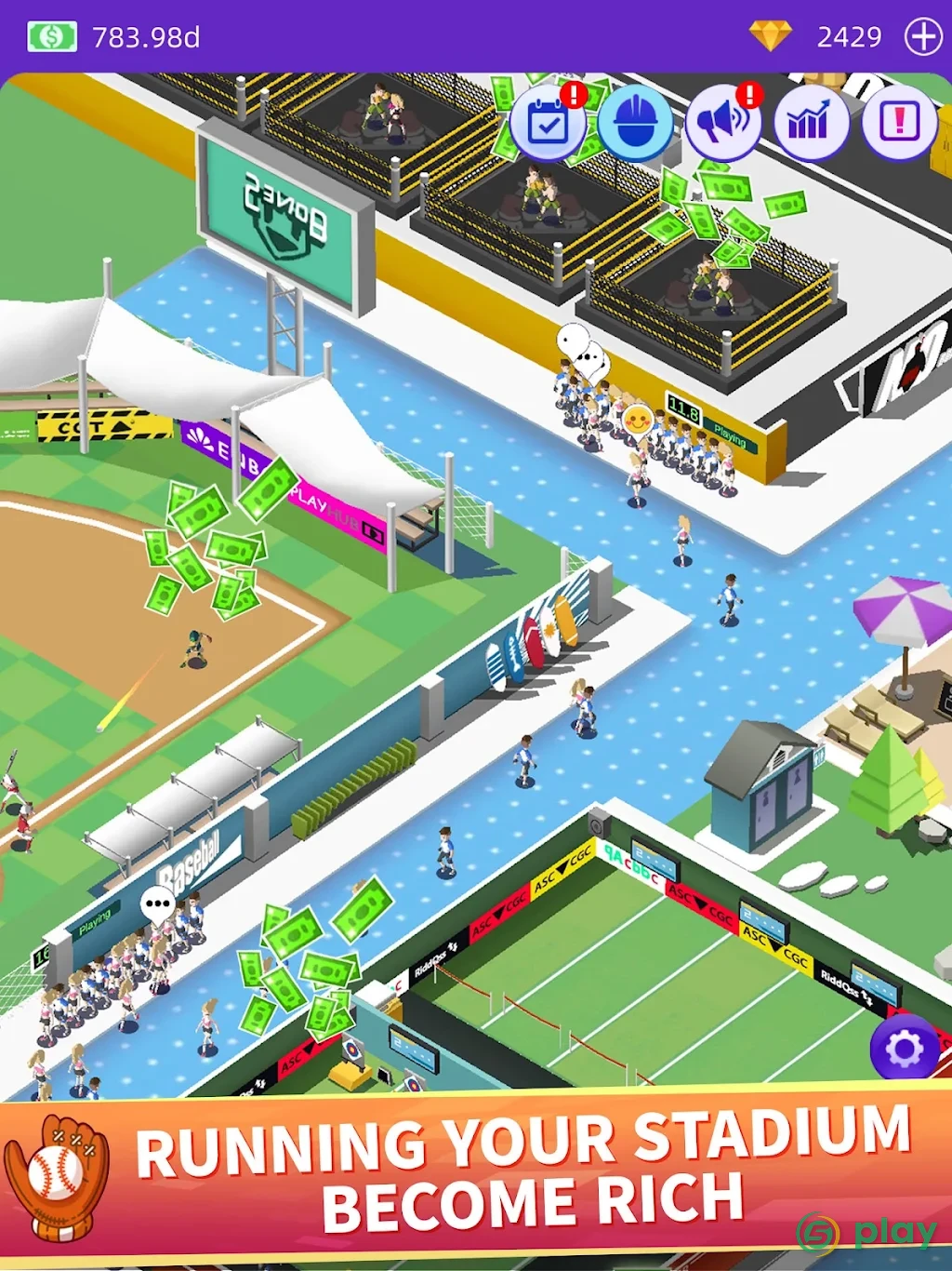 Idle GYM Sports - Fitness Workout Simulator Game — скриншот 8