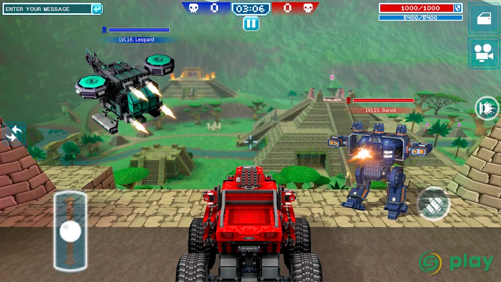 Blocky Cars: танки онлайн пвп — скриншот 2