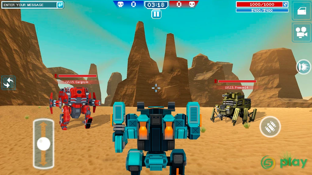 Blocky Cars: танки онлайн пвп — скриншот 6