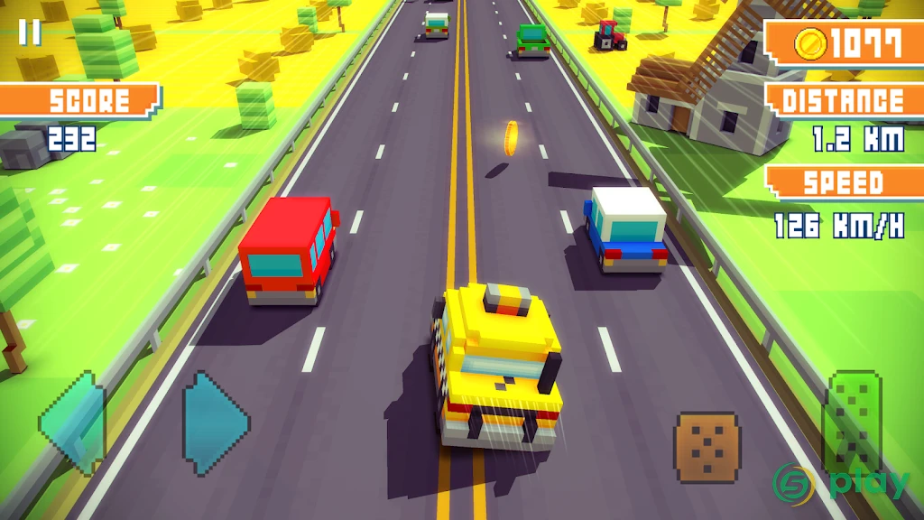Blocky Highway: Traffic Racing — скриншот 5
