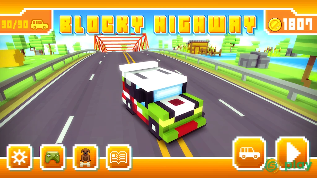 Blocky Highway: Traffic Racing — скриншот 6