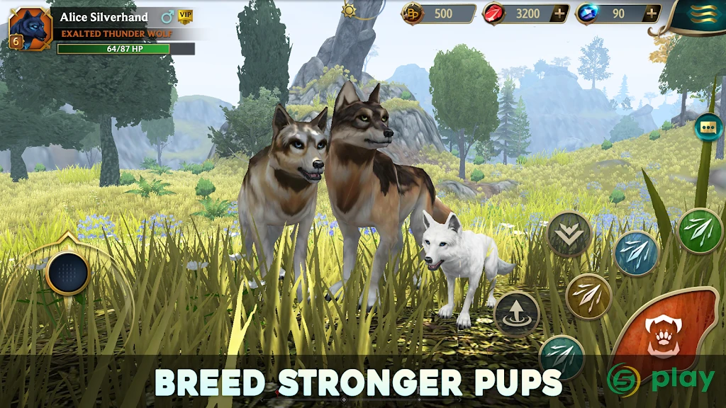 Wolf Tales - Online Wild Animal Sim — скриншот 1