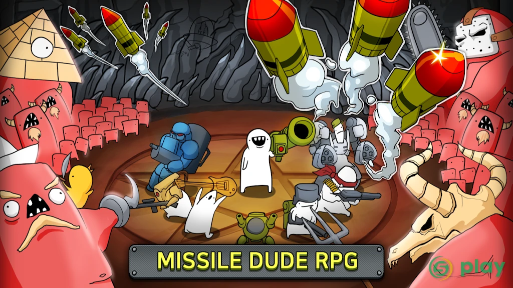 [VIP]Missile Dude RPG: Tap Tap Missile — скриншот 1