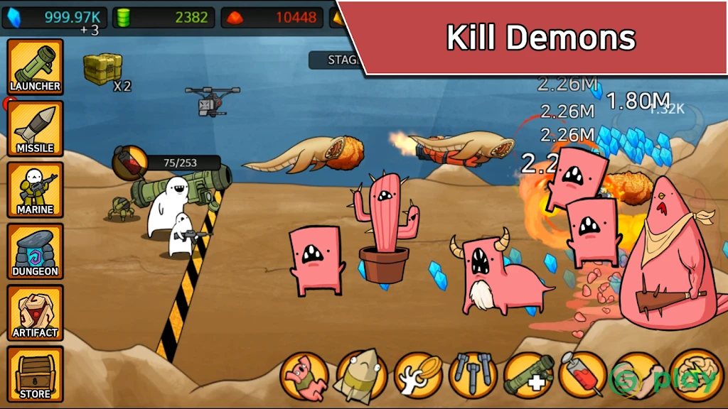 [VIP]Missile Dude RPG: Tap Tap Missile — скриншот 3