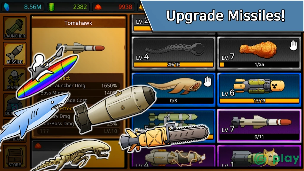 [VIP]Missile Dude RPG: Tap Tap Missile — скриншот 5