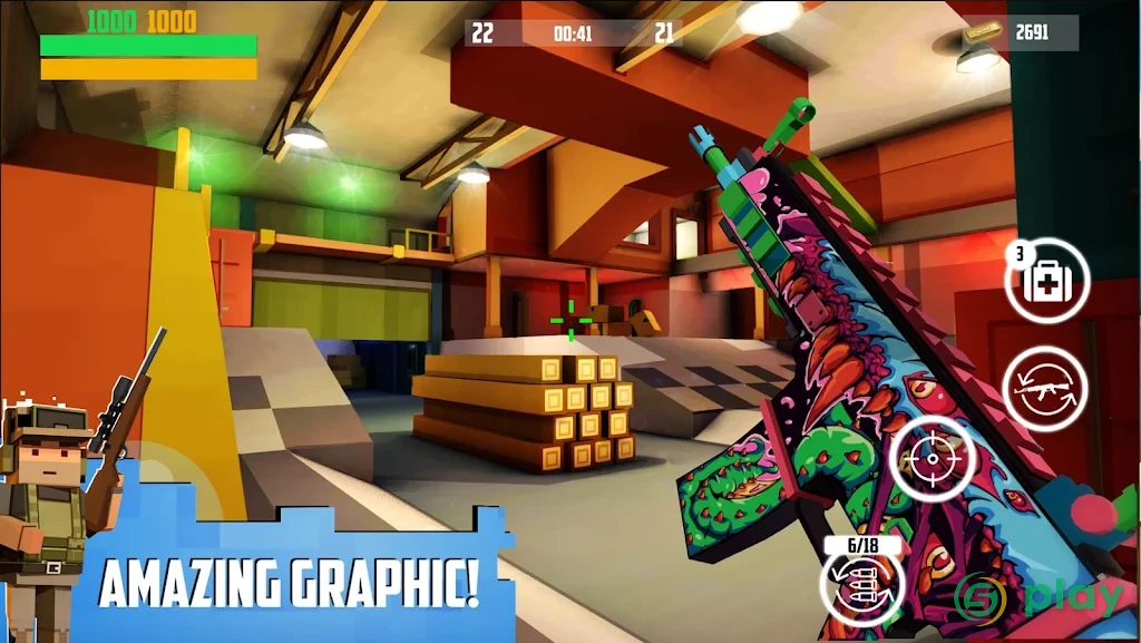 Block Gun: FPS PvP War - Online Gun Shooting Games — скриншот 2